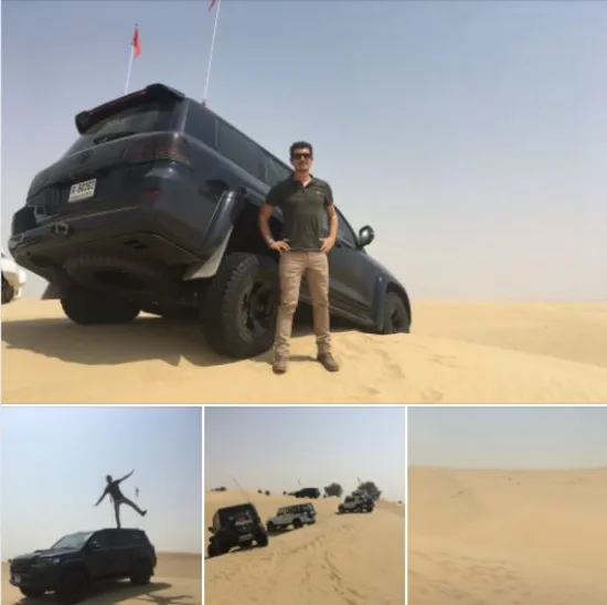 Excursion dans le désert de Dubai en français